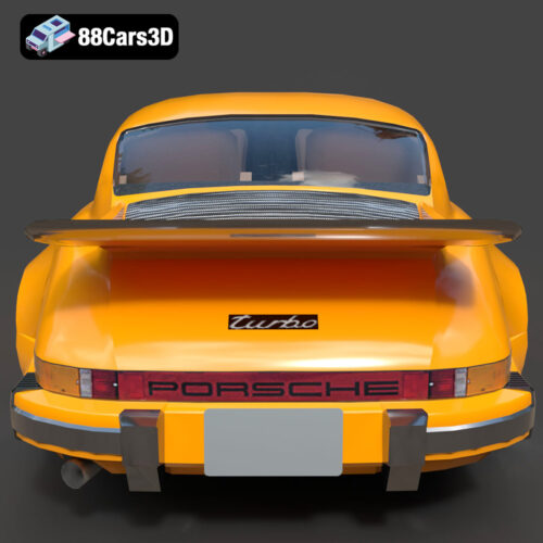 Porsche 911 Turbo 930 3D Model