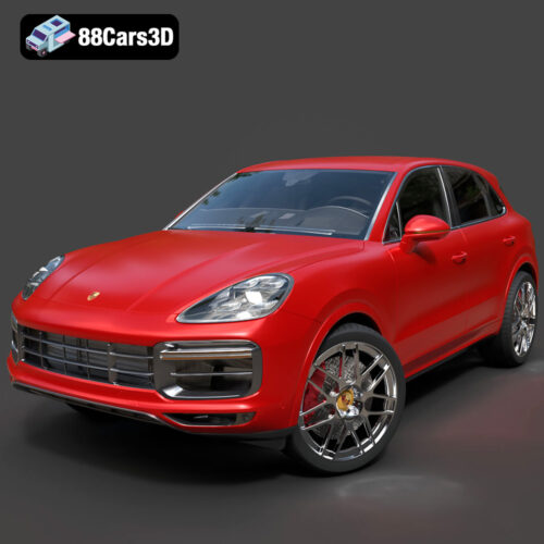 Porsche Cayenne Turbo 2018 3D Model