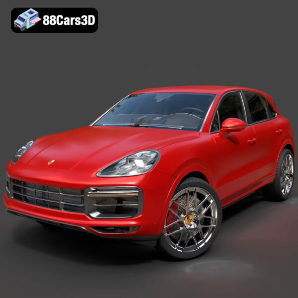 Porsche Cayenne Turbo 2018 3D Model