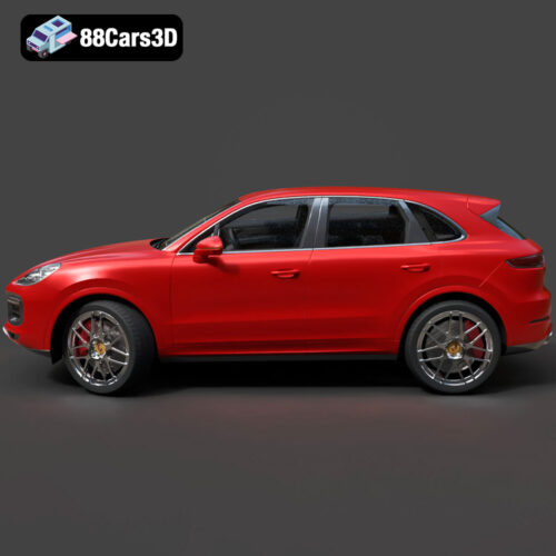 Porsche Cayenne Turbo 2018 3D Model