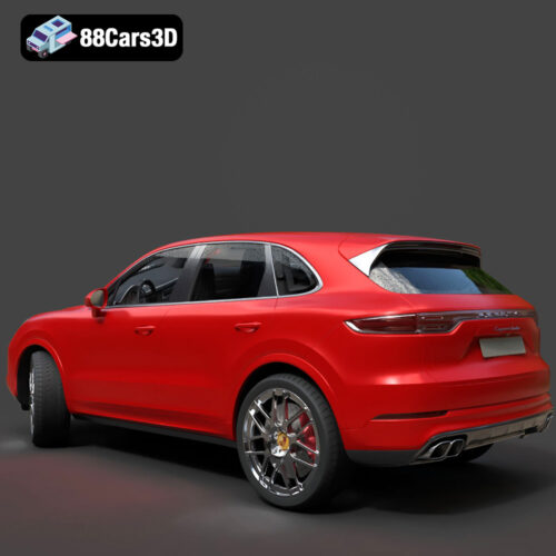 Porsche Cayenne Turbo 2018 3D Model