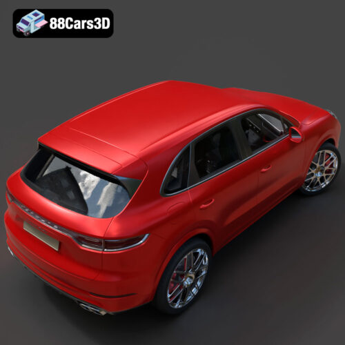 Porsche Cayenne Turbo 2018 3D Model