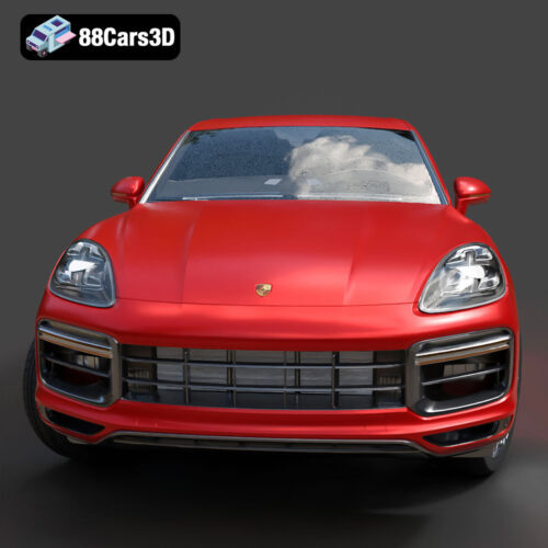 Porsche Cayenne Turbo 2018 3D Model