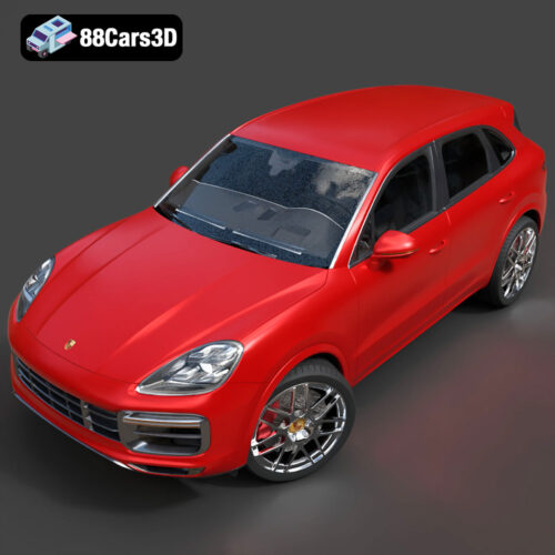 Porsche Cayenne Turbo 2018 3D Model