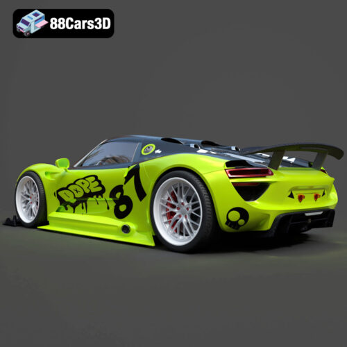 Porsche Chimera One Concept 3D Model