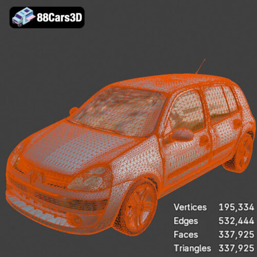 Renault Clio 2025 3D Model