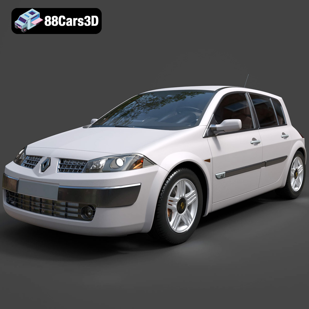 Renault Megane II 2009 3D Model