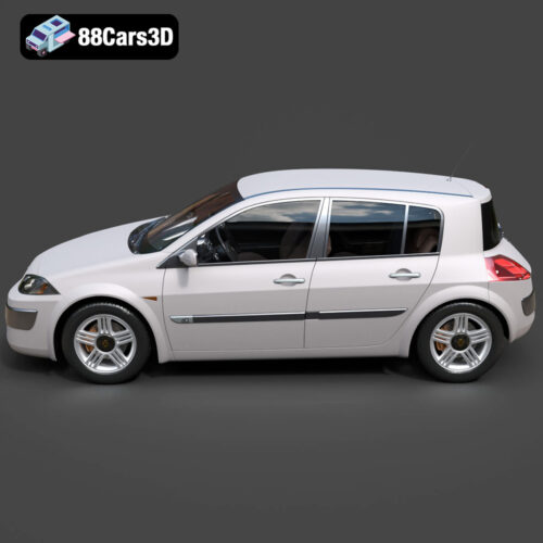Renault Megane II 2009 3D Model