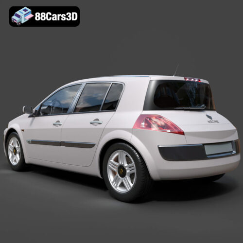 Renault Megane II 2009 3D Model