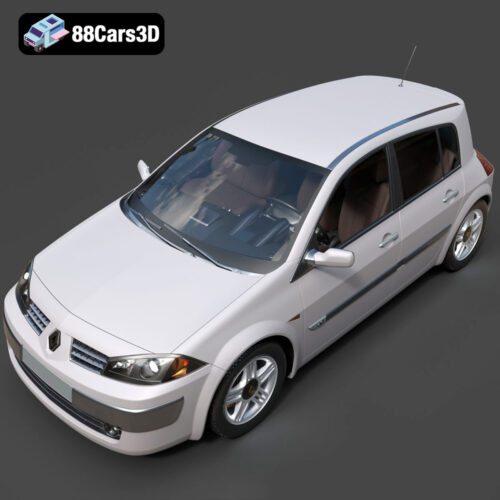Renault Megane II 2009 3D Model