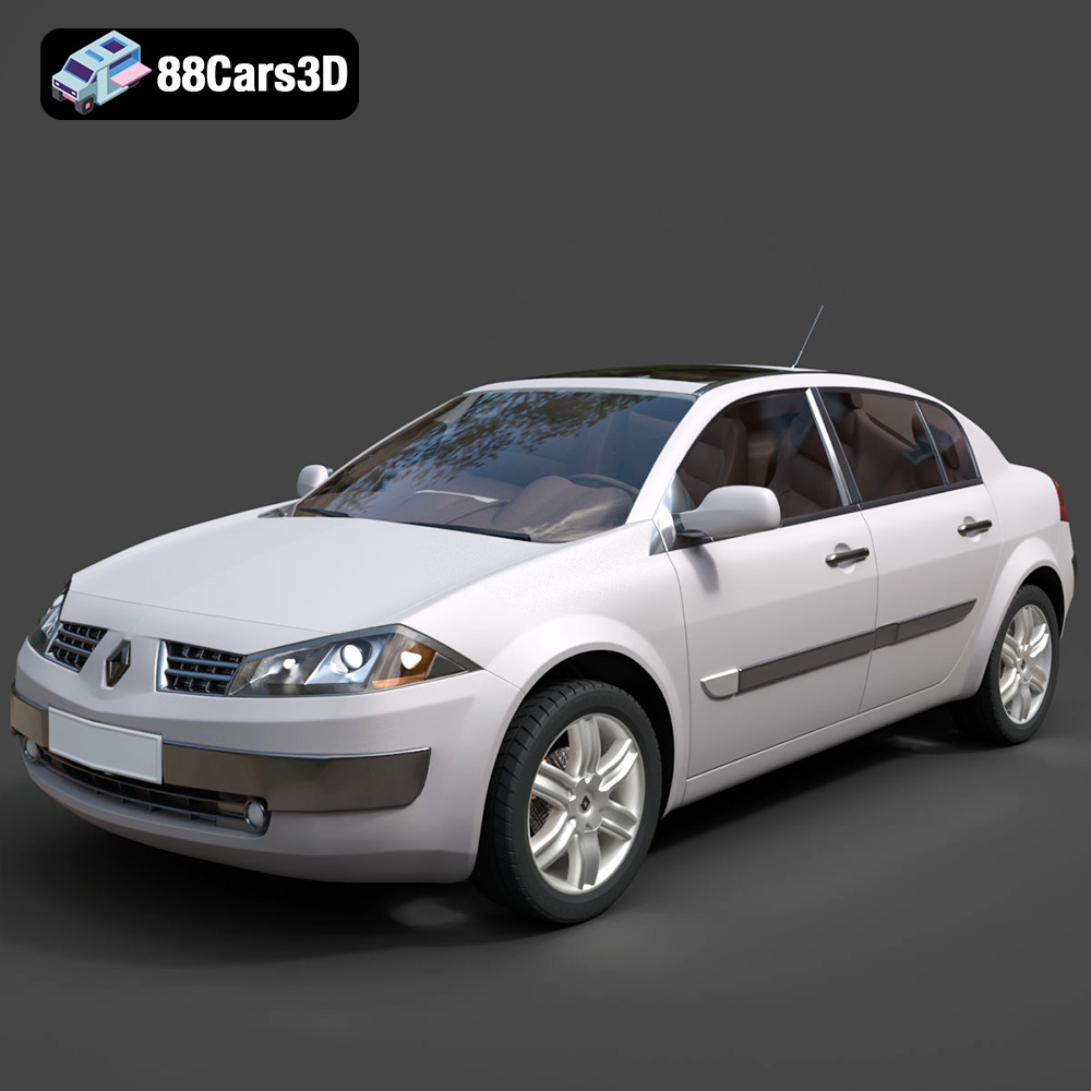 Renault Megane Sedan 3D Model