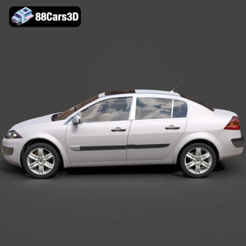 Renault Megane Sedan 3D Model