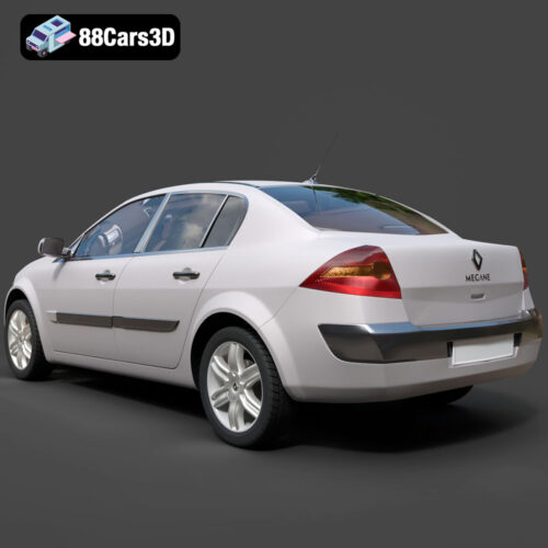 Renault Megane Sedan 3D Model