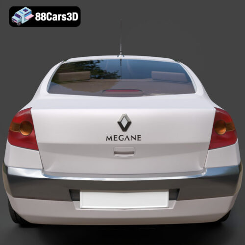 Renault Megane Sedan 3D Model