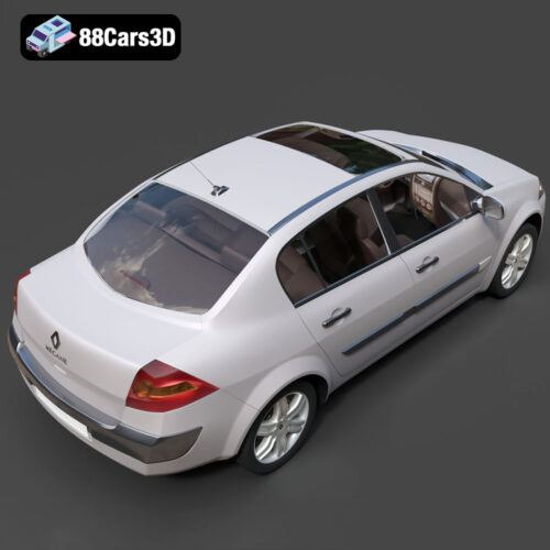 Renault Megane Sedan 3D Model