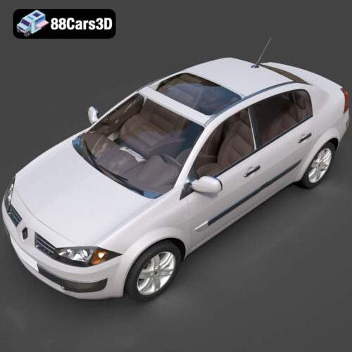 Renault Megane Sedan 3D Model