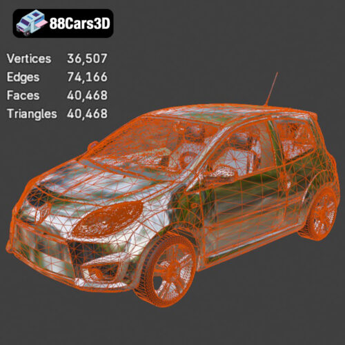 Renault Twingo RS-009 3D Model