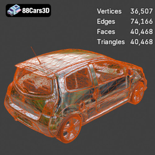 Renault Twingo RS-009 3D Model