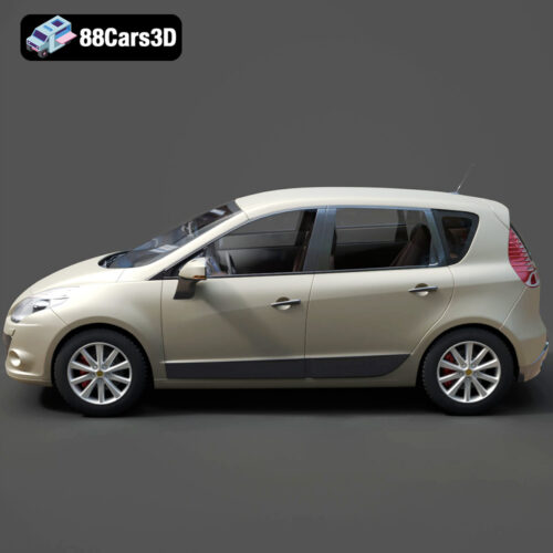 Renault Scenic 2010 3D Model