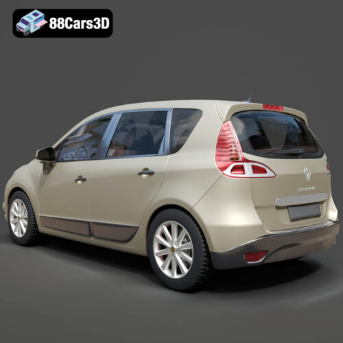 Renault Scenic 2010 3D Model