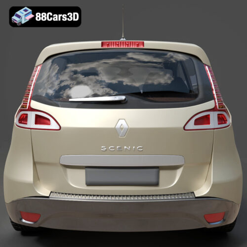 Renault Scenic 2010 3D Model