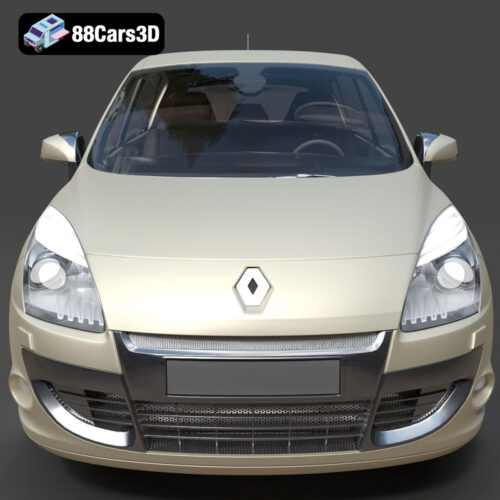 Renault Scenic 2010 3D Model