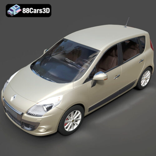 Renault Scenic 2010 3D Model