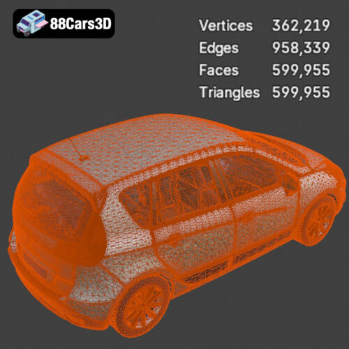 Renault Scenic 2010 3D Model