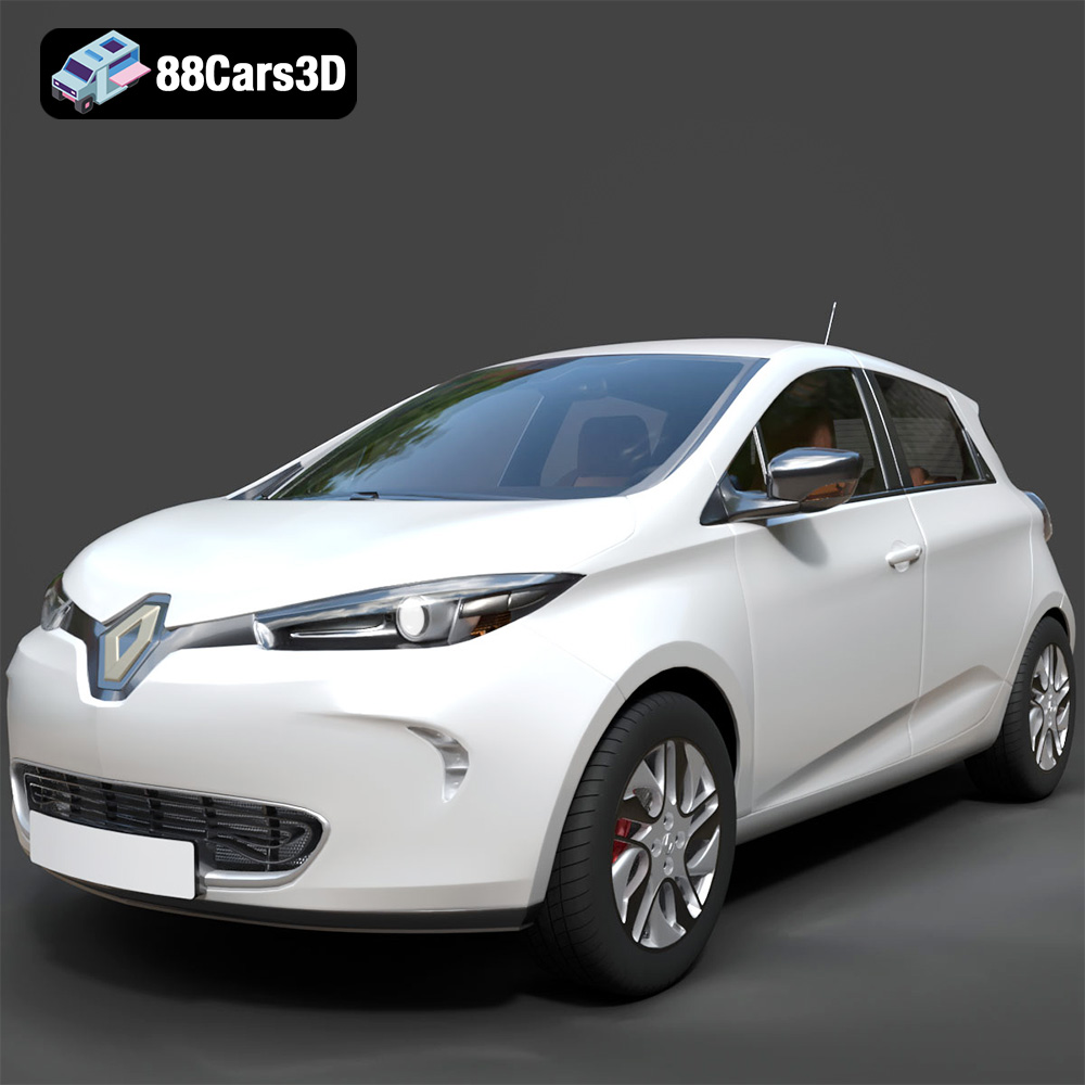 Renault Zoe 3D Model