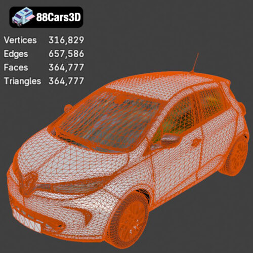 Renault Zoe 3D Model