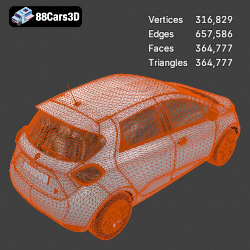 Renault Zoe 3D Model