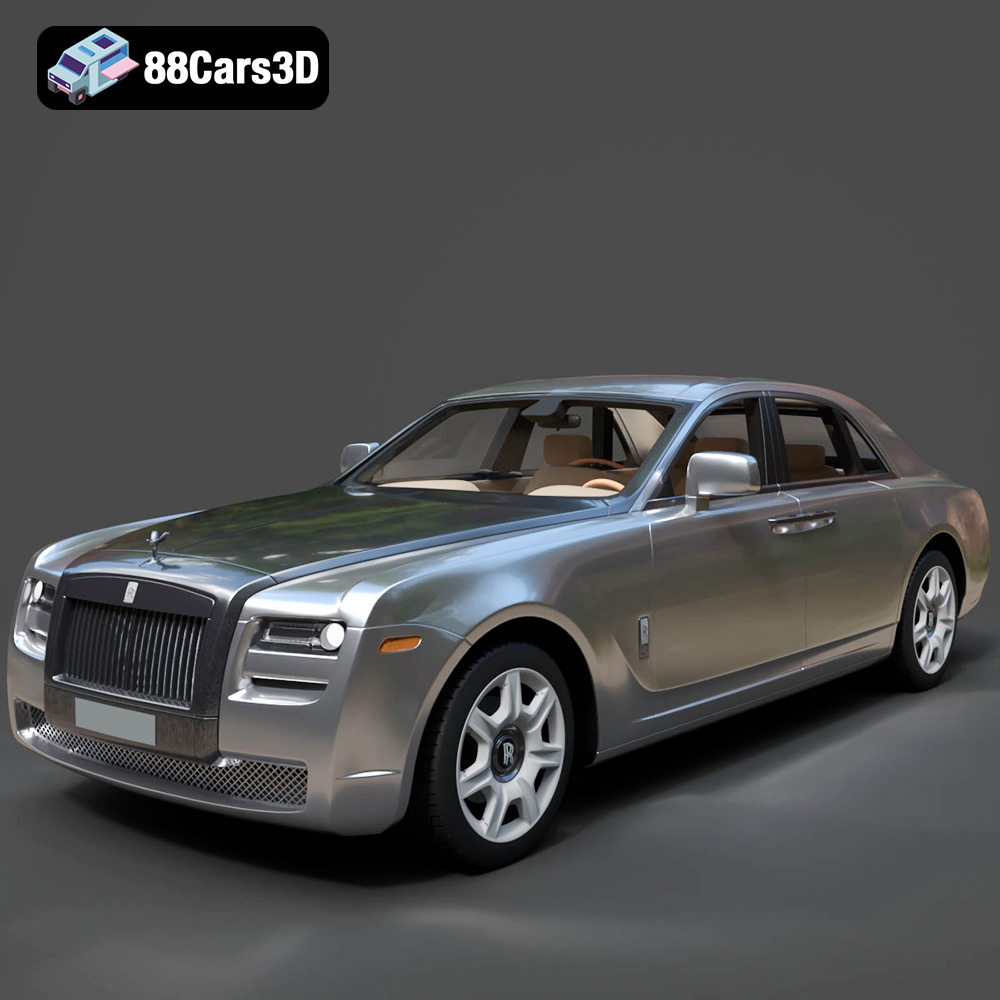 Rolls-Royce Ghost 2009 3D Model