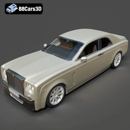 Rolls-Royce Phantom Coupe 3D Model - Gallery Image 3 Rolls-Royce Phantom Coupe 3D Model