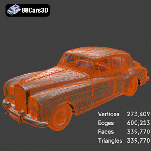 Rolls Royce Silver Cloud III 3D Model