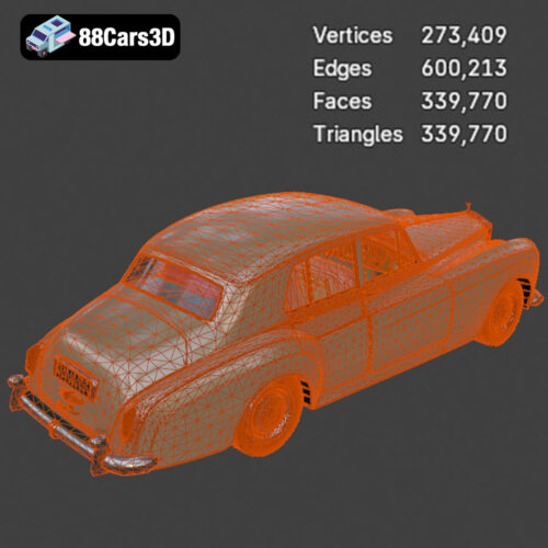 Rolls Royce Silver Cloud III 3D Model