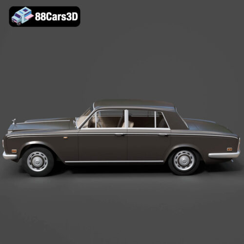 Rolls Royce Silver Shadow 1975 3D Model