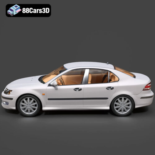 Saab 9-3 2009 3D Model