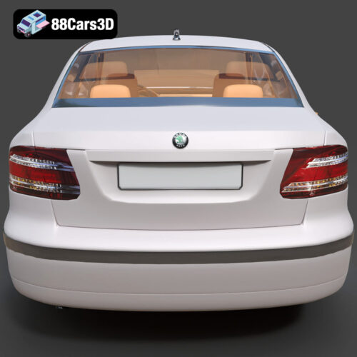 Saab 9-3 2009 3D Model