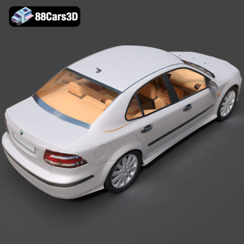 Saab 9-3 2009 3D Model