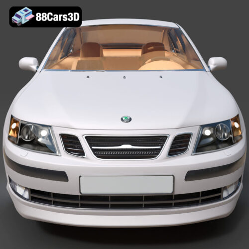 Saab 9-3 2009 3D Model