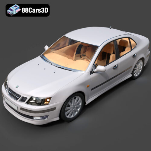 Saab 9-3 2009 3D Model