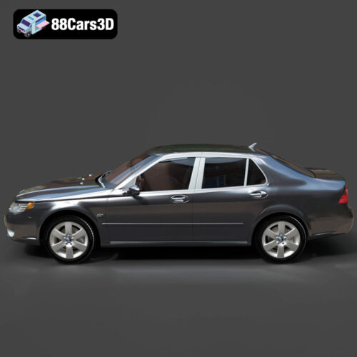 Saab 9-5 2009 3D Model