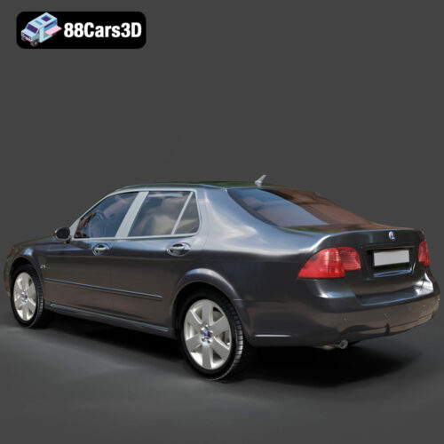 Saab 9-5 2009 3D Model