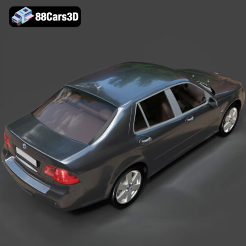 Saab 9-5 2009 3D Model