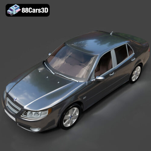 Saab 9-5 2009 3D Model