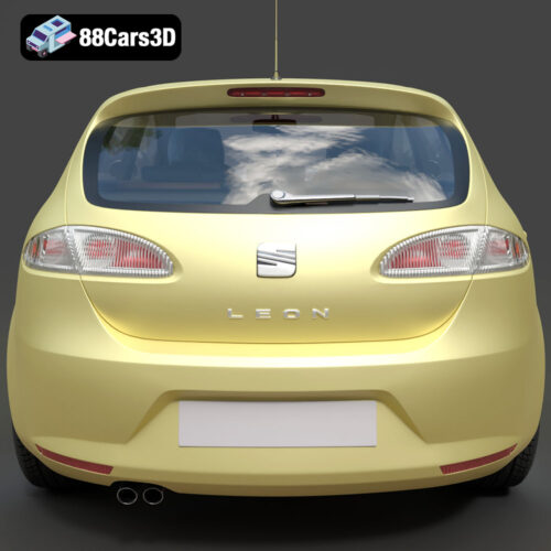 Seat Leon 2009 3D Model