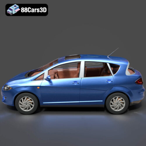 Seat Toledo 2009 3D Model