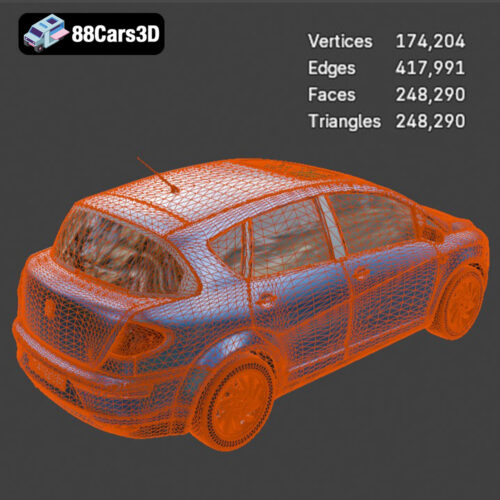 Seat Toledo 2009 3D Model