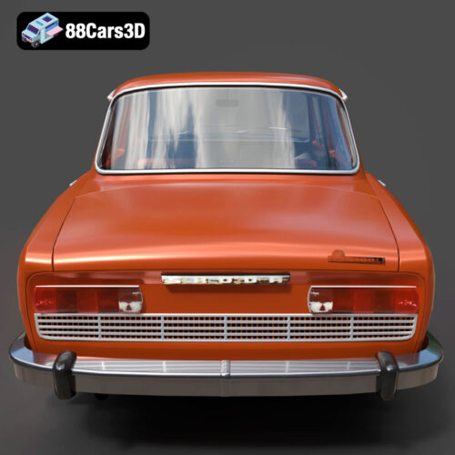 Skoda 100 L 1970 3D Model