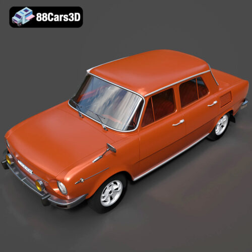 Skoda 100 L 1970 3D Model